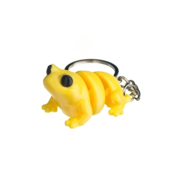 Żaba żółta - brelok do kluczy